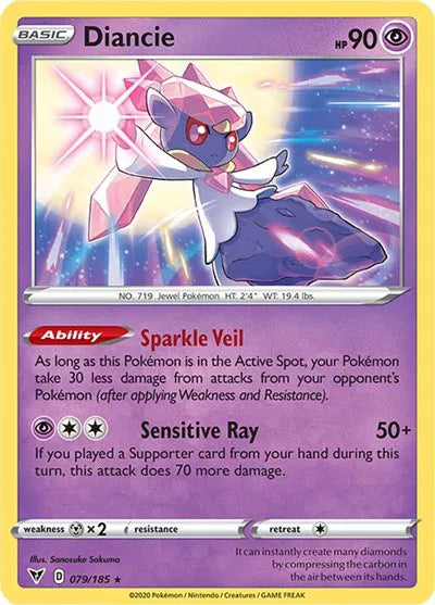 Diancie 079/185 Holo (Vivid Voltage)