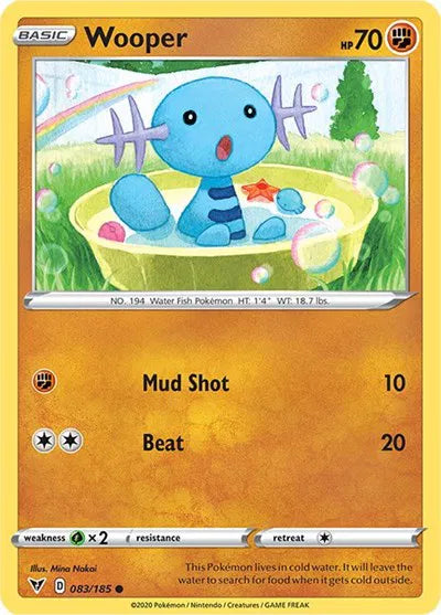 Wooper 083/185 · Normal (Vivid Voltage)