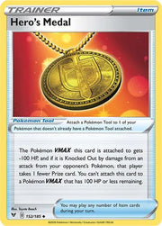 Hero's Medal 152/185 · Normal (Vivid Voltage)