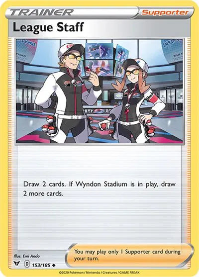 League Staff 153/185 · Normal (Vivid Voltage)