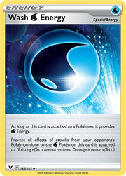 Wash Water Energy 165/185 · Reverse Holofoil (Vivid Voltage)