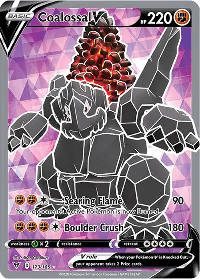 Coalossal V (Full Art) 173/185 (Vivid Voltage)