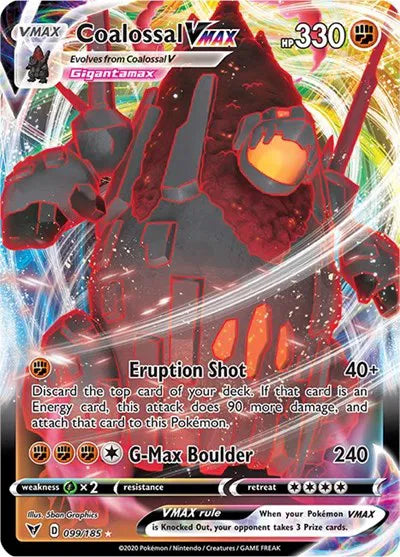 Coalossal VMAX 099/185 (Vivid Voltage)