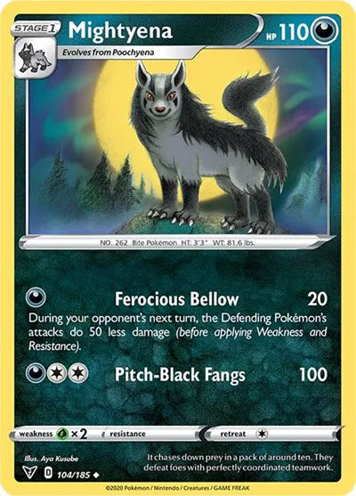 Mightyena 104/185 · Normal (Vivid Voltage)
