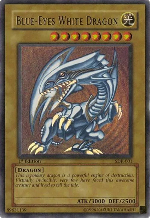 Blue-Eyes White Dragon SDK-001 · 1st Edition (Starter Deck: Kaiba)