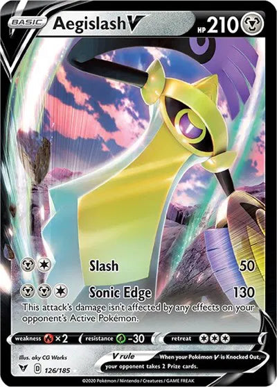Aegislash V 126/185 · Holofoil (Vivid Voltage)
