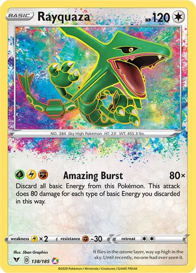 Rayquaza 138/185 · Holofoil (Vivid Voltage)