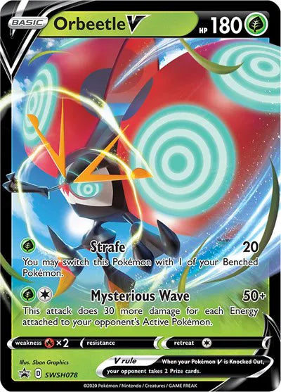 Orbeetle V SWSH078 (Sword & Shield Promo)