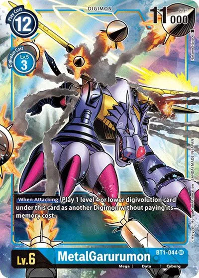 MetalGarurumon - BT1-044 (Alternate Art) (Release Special Booster)