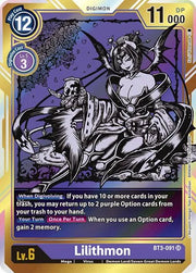 Lilithmon (Alternate Art) BT3-091 SR (Release Special Booster)