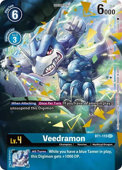 Veedramon (Secret Rare) (Alternate Art) BT1-115 SEC (Release Special Booster)