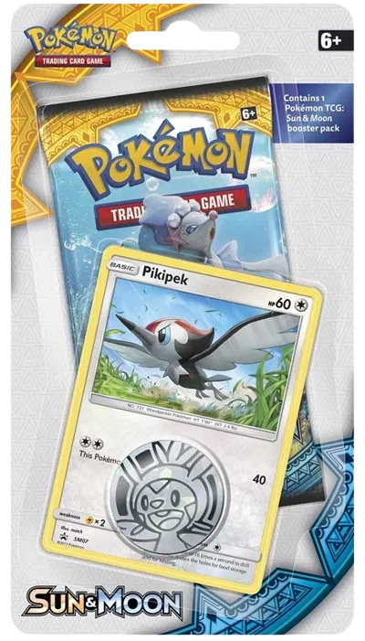Sun & Moon Single Blister Pack [Pikipek] (Sun & Moon Base Set)