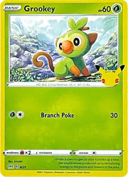 Grookey 8/25 · Normal (McDonald's 25th Anniversary Promos)