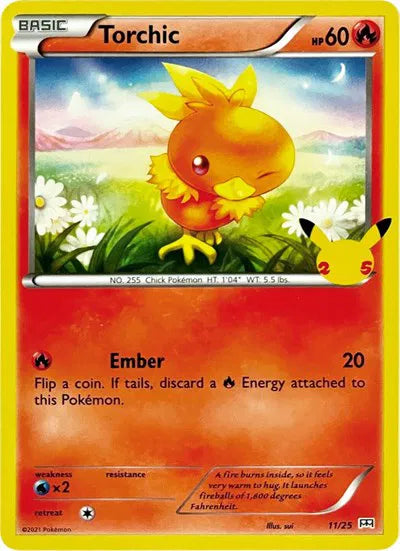 Torchic 11/25 · Holofoil (McDonald's 25th Anniversary Promos)