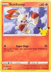 Scorbunny 16/25 · Normal (McDonald's 25th Anniversary Promos)
