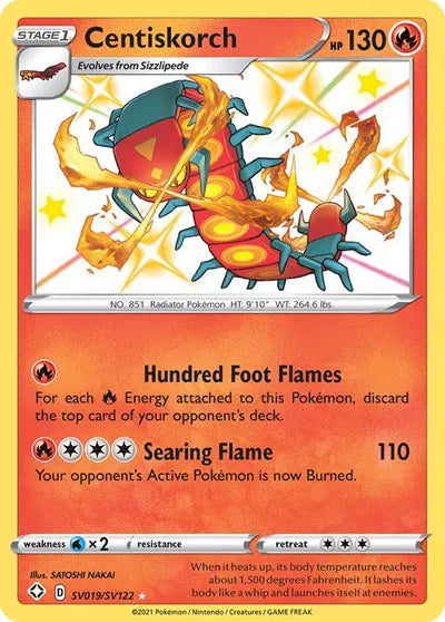 Centiskorch SV019/SV122 (Shining Fates: Shiny Vault)