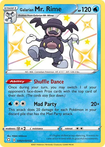 Galarian Mr. Rime SV021/SV122 (Shining Fates: Shiny Vault)