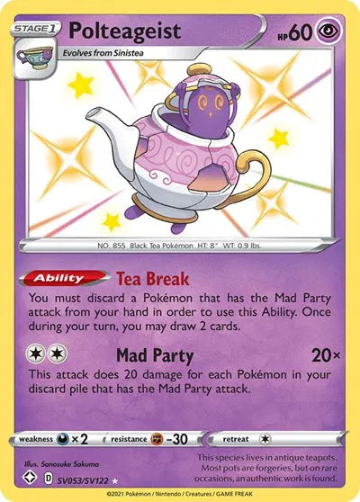 Polteageist (Shiny) - SV053/SV122