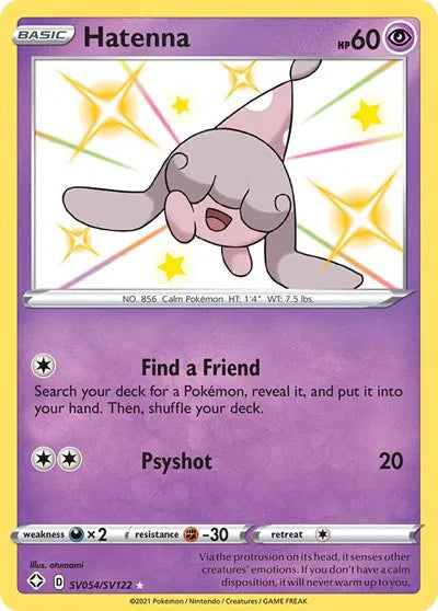 Hatenna SV054/SV122 (Shining Fates: Shiny Vault)