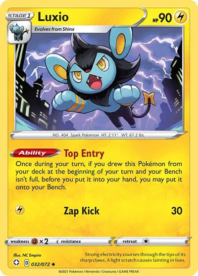 Luxio 032/072 · Normal (Shining Fates)
