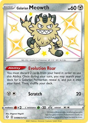 Galarian Meowth SV086/SV122 (Shining Fates: Shiny Vault)