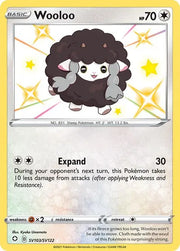 Wooloo Shining Fates: Shiny Vault Shiny Holo Rare SV103/SV122