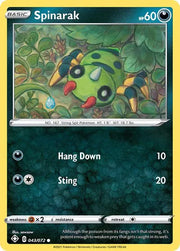 Spinarak 043/072 · Normal (Shining Fates)