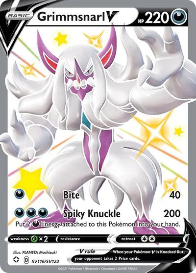 Grimmsnarl V SV116/SV122 (Shining Fates: Shiny Vault)