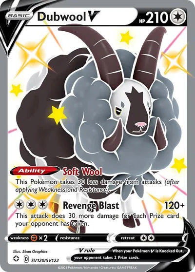 Dubwool V SV120/SV122 (Shining Fates: Shiny Vault)