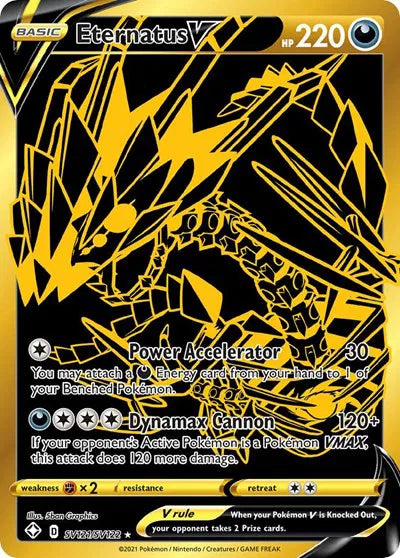 Eternatus V SV121/SV122 (Shining Fates: Shiny Vault) — CGC 10