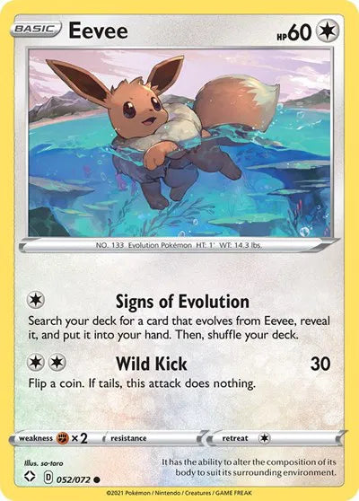 Eevee 052/072 · Normal (Shining Fates)