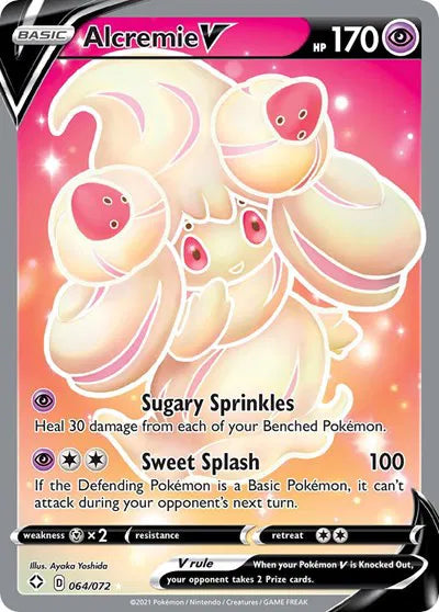 Alcremie V (Full Art) 064/072 (Shining Fates)