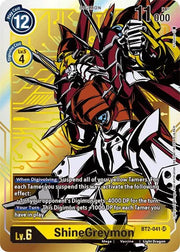 ShineGreymon (Alternate Art) BT2-041 SR (Release Special Booster)