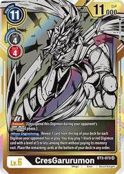 CresGarurumon (Alternate Art) BT3-073 SR (Release Special Booster)
