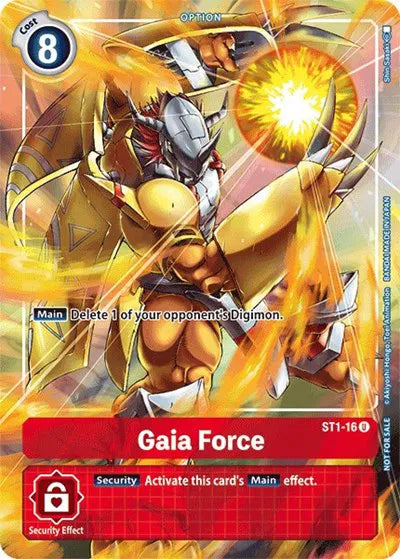 Gaia Force - ST1-16  (Tamer's Evolution Box) (Starter Deck 01: Gaia Red)