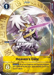 Heaven's Gate - ST3-13  (Tamer's Evolution Box) (Starter Deck 03: Heaven's Yellow)