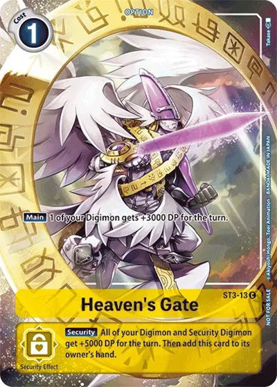 Heaven's Gate - ST3-13  (Tamer's Evolution Box) (Starter Deck 03: Heaven's Yellow)