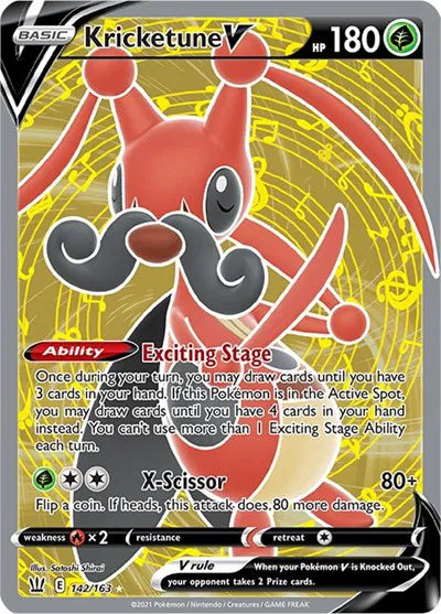 Kricketune V (Full Art) 142/163 (Battle Styles)