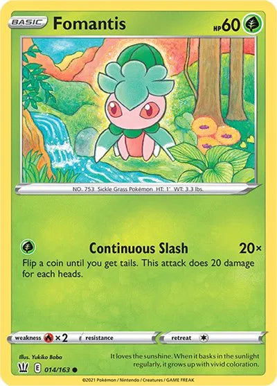 Fomantis 014/163 · Normal (Battle Styles)
