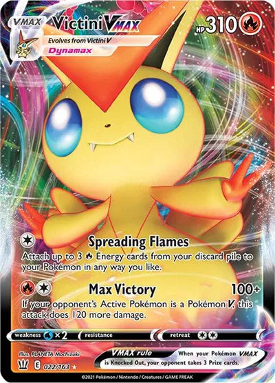 Victini VMAX 022/163 · Holofoil (Battle Styles)