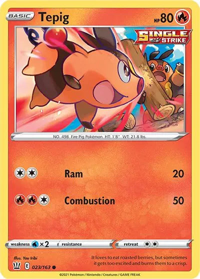 Tepig 023/163 · Normal (Battle Styles)