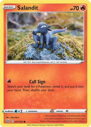 Salandit 027/163 · Normal (Battle Styles)