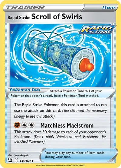 Rapid Strike Scroll of Swirls 131/163 · Normal (Battle Styles)