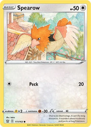 Spearow 111/163 · Normal (Battle Styles)