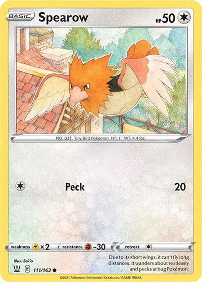 Spearow 111/163 · Normal (Battle Styles)