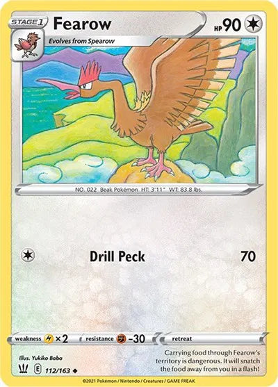Fearow 112/163 · Reverse Holofoil (Battle Styles)