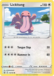 Lickitung 113/163 · Reverse Holofoil (Battle Styles)