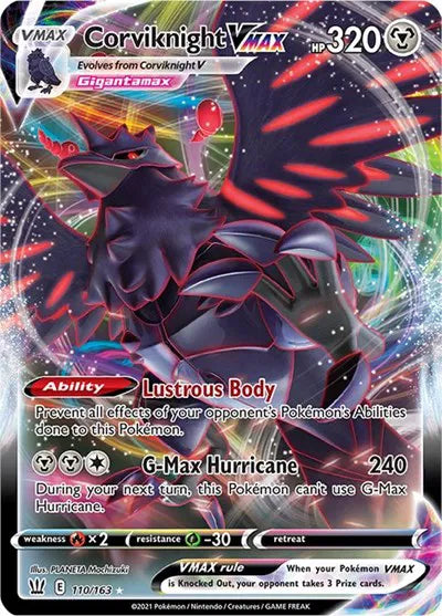 Corviknight VMAX 110/163 · Holofoil (Battle Styles)