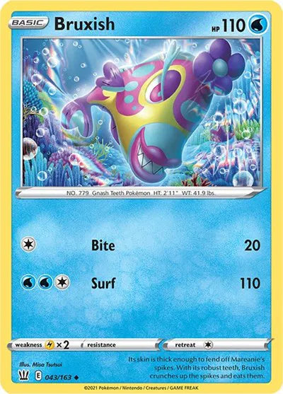 Bruxish 043/163 · Normal (Battle Styles)