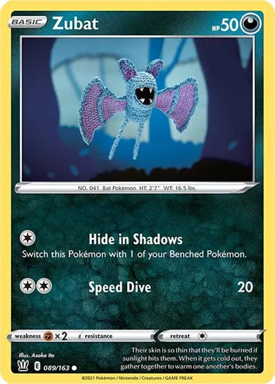 Zubat 089/163 · Normal (Battle Styles)